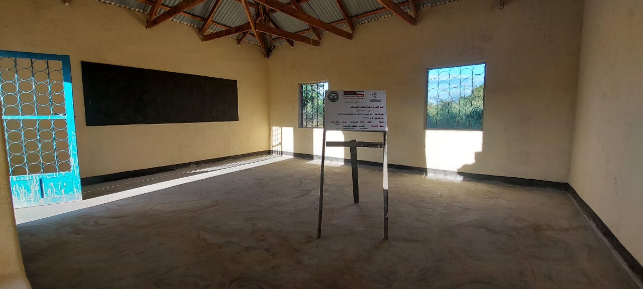 Class room overview of the School Under Construction in Balaka